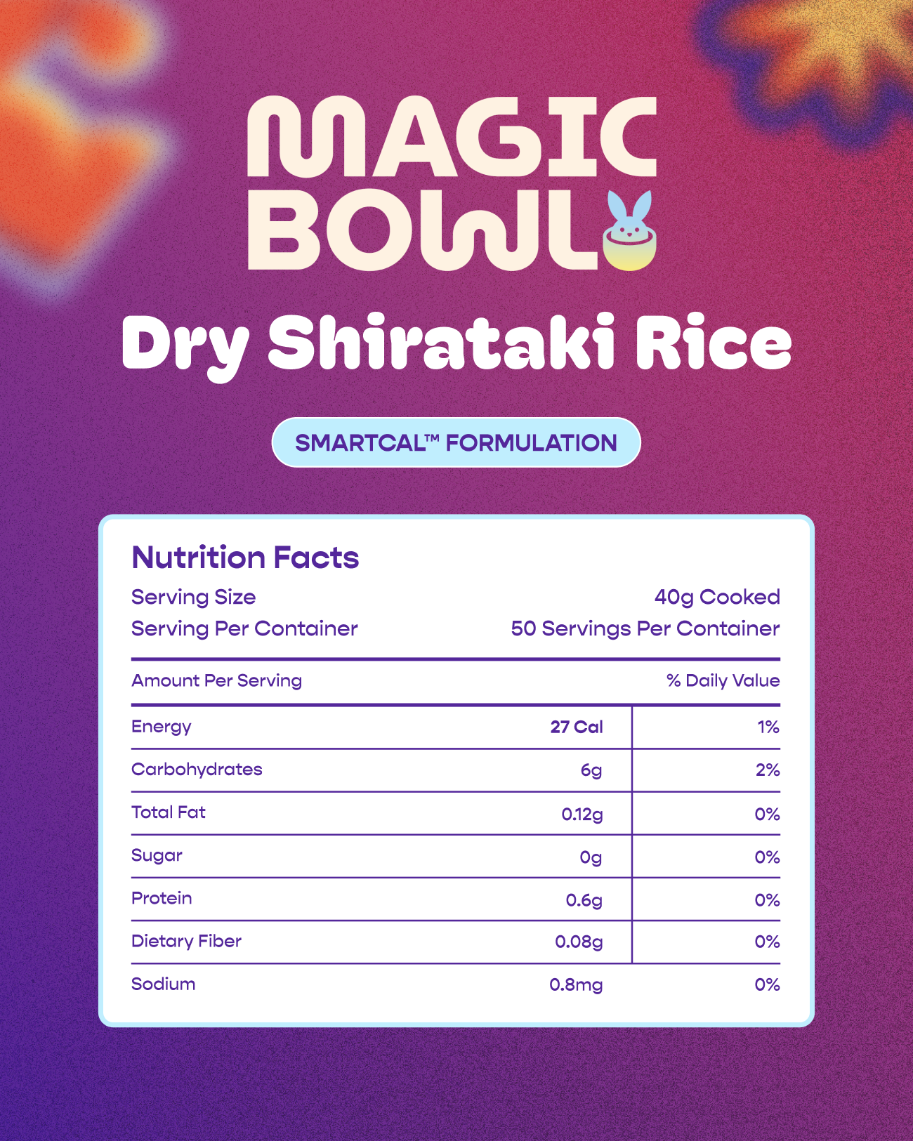 Magic Bowl Shirataki Rice