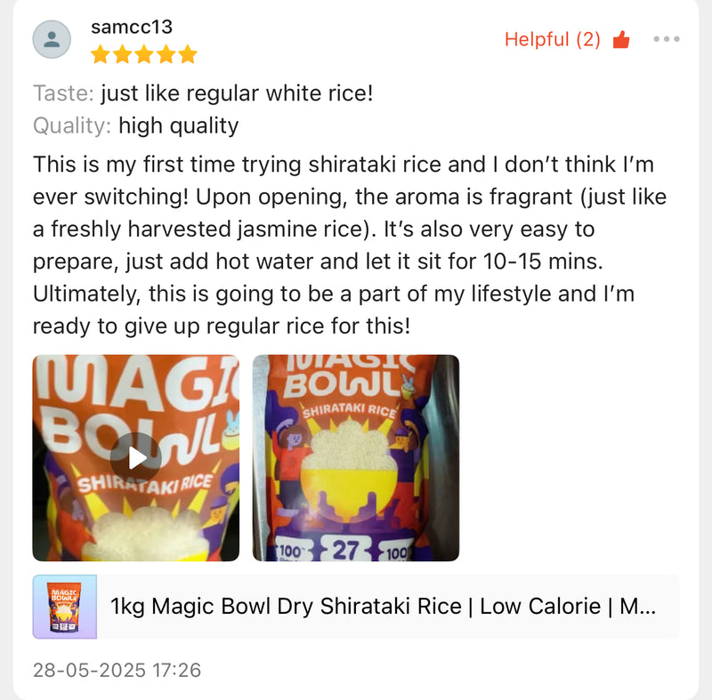 Japanese Magic Rice Shiritaki Rice – Magic Bowl