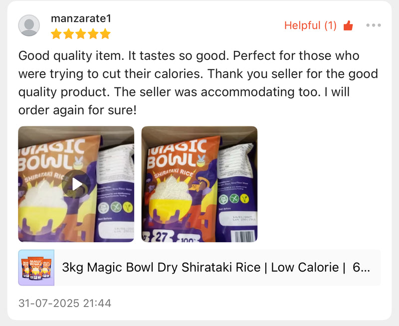 Japanese Magic Rice Shiritaki Rice – Magic Bowl